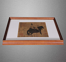 正镶白旗书画装裱配框服务案例